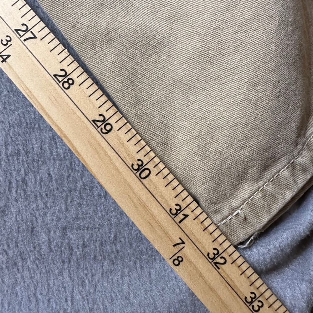 Polo Jeans Co. Carpenter Pants Men 32x32 Tan‎ Cotton Utility Workwear Vintage - Picture 2 of 12